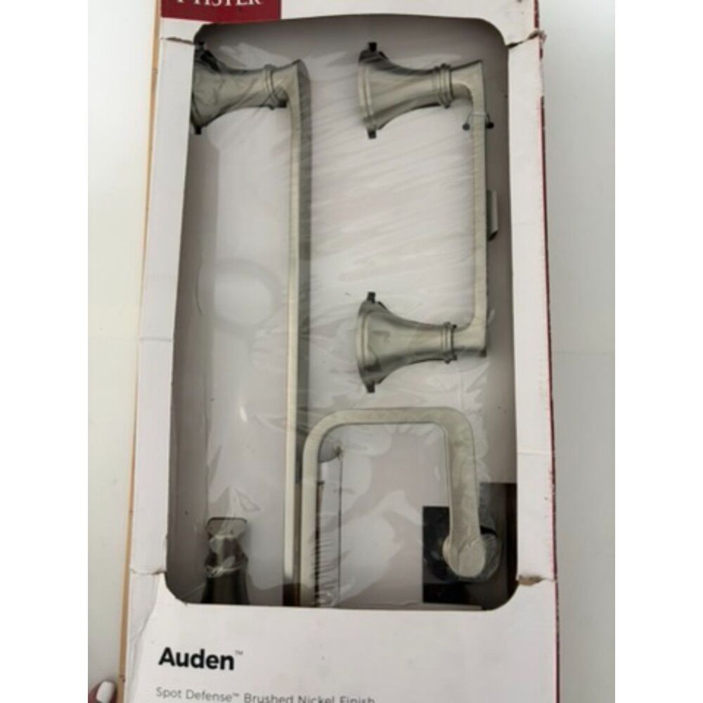Pfister Auden spot defense brushed nickel bath accessory set BTB-AD3GS
